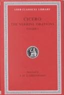 The Verrine Orations cover